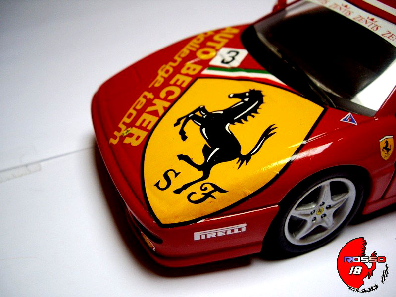 Ferrari F355 Berlinetta ferrari Saloon challenge #3 d.weigel auto becker 1/18 Hot Wheels